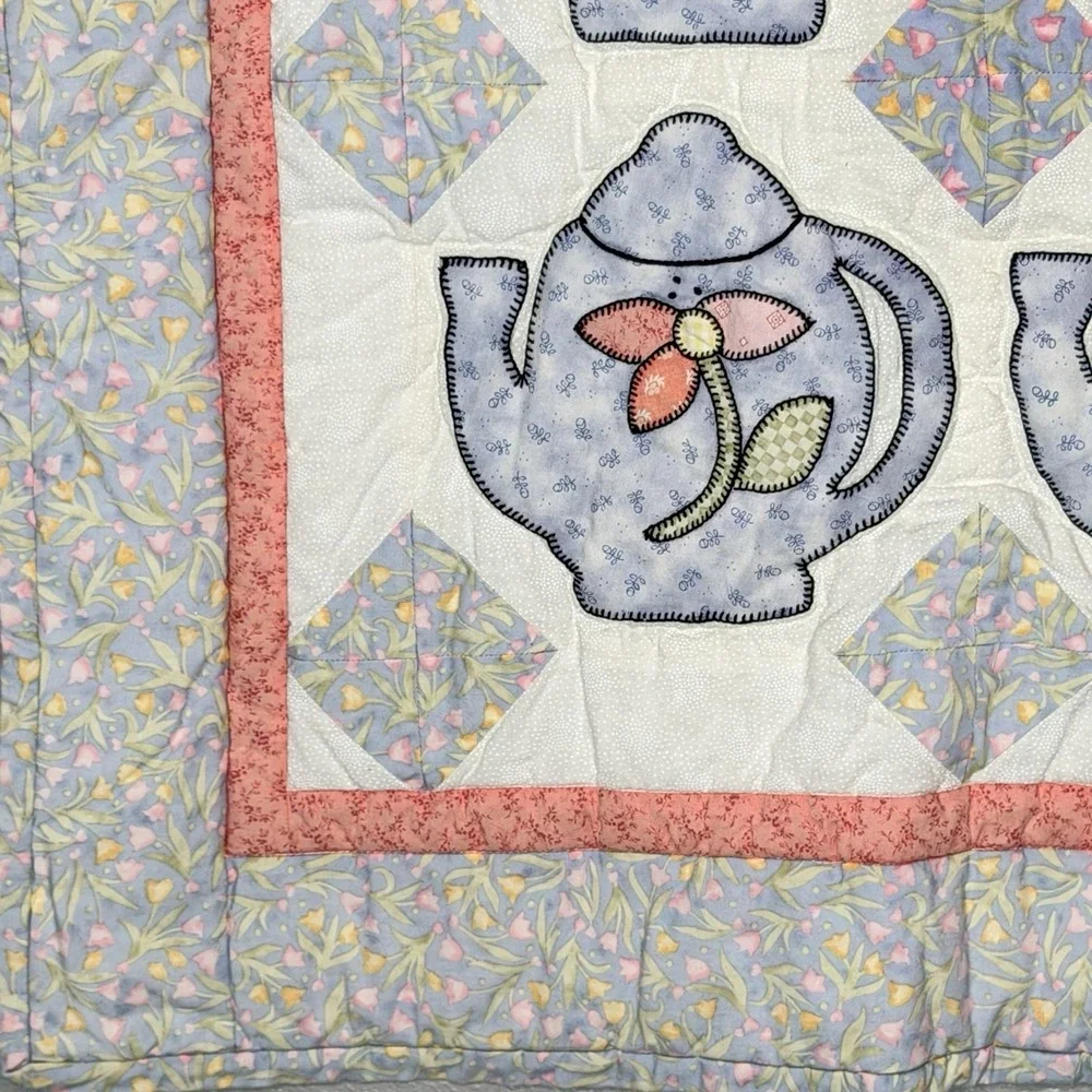 Handmade quilted wall